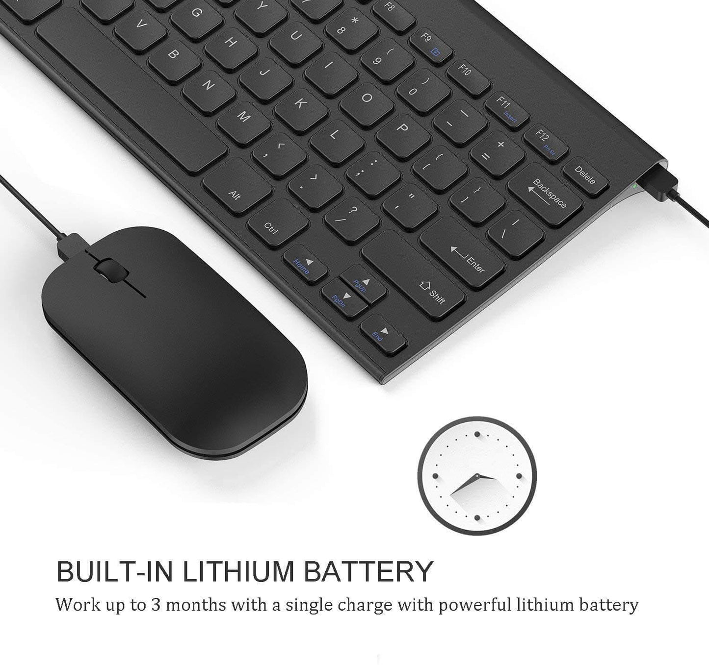 Teclado e mouse sem fio